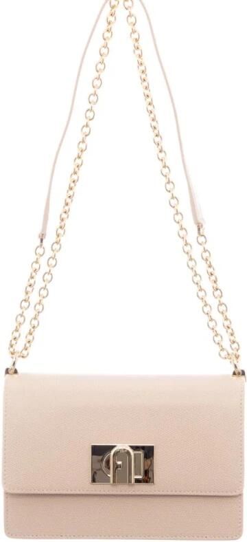 Furla Kleine schoudertas met metalen kettingriem Pink Dames - Foto 7