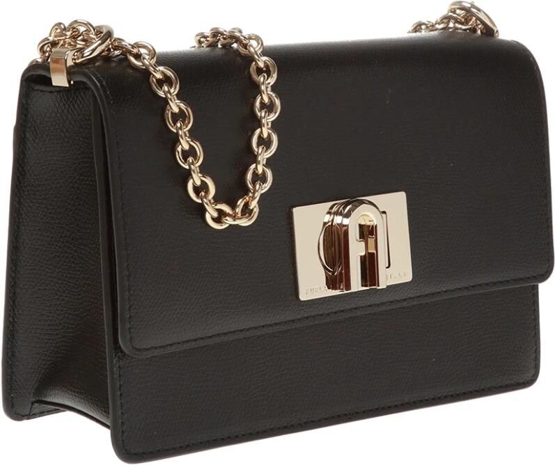 Furla Leren Mini Crossbody Tas met Draaislot Black Dames - Foto 5