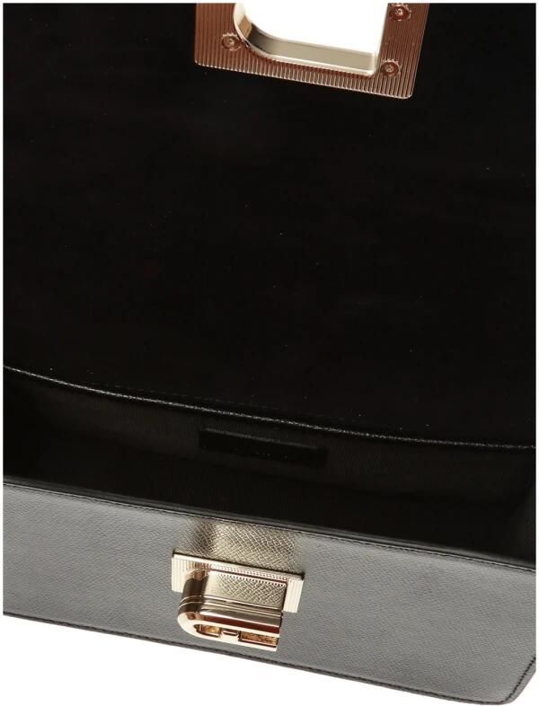 Furla Leren Mini Crossbody Tas met Draaislot Black Dames - Foto 6