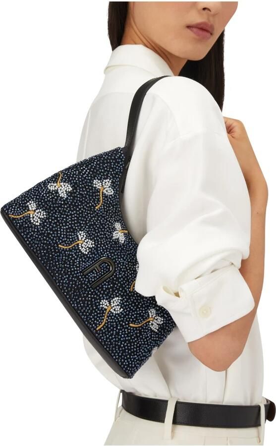 Furla Hobo bags Diamante Mini Shoulder Bag in zwart - Foto 6