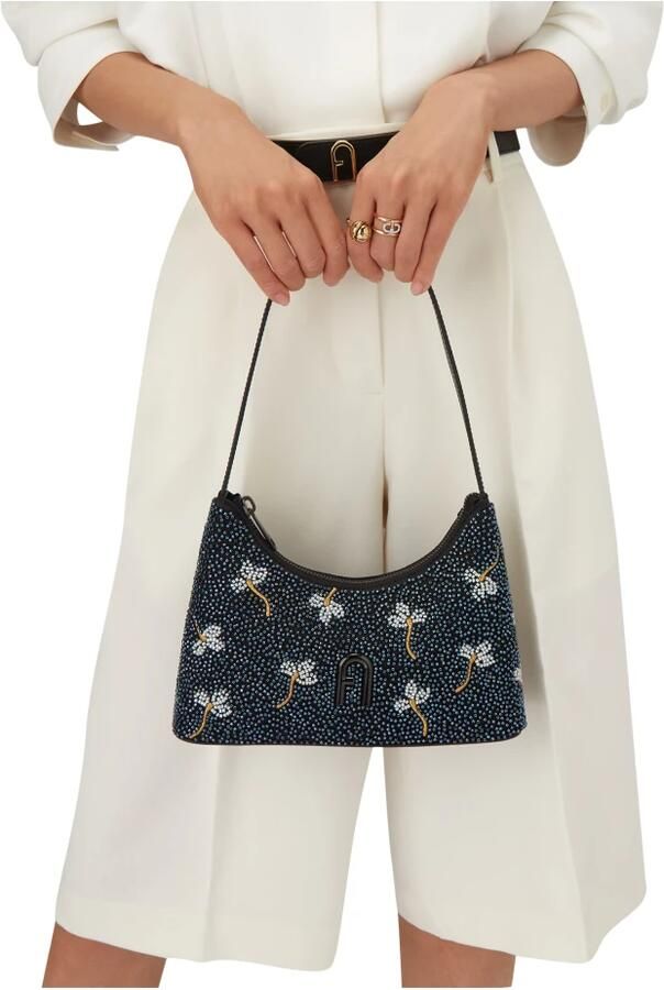 Furla Hobo bags Diamante Mini Shoulder Bag in zwart - Foto 5