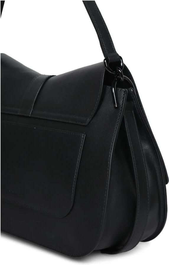 Furla Elegante Zwarte Leren Schoudertas Black Dames - Foto 3