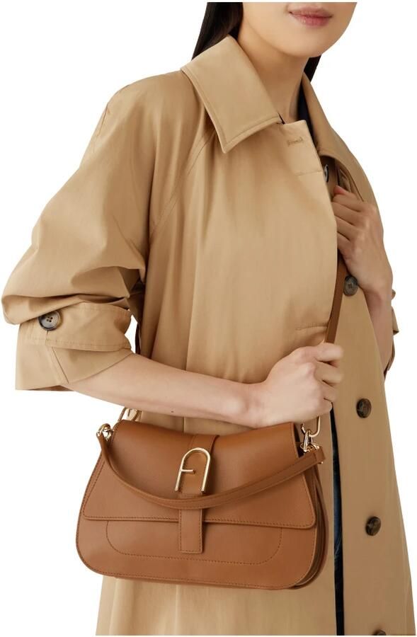 Furla Crossbody bags Flow M Top Handle in cognac - Foto 9