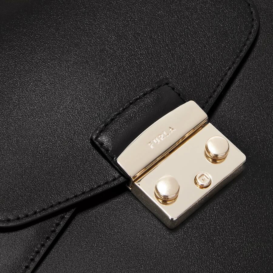 Furla Geometrische Mini Crossbody met Iconische Sluiting Black Dames - Foto 2