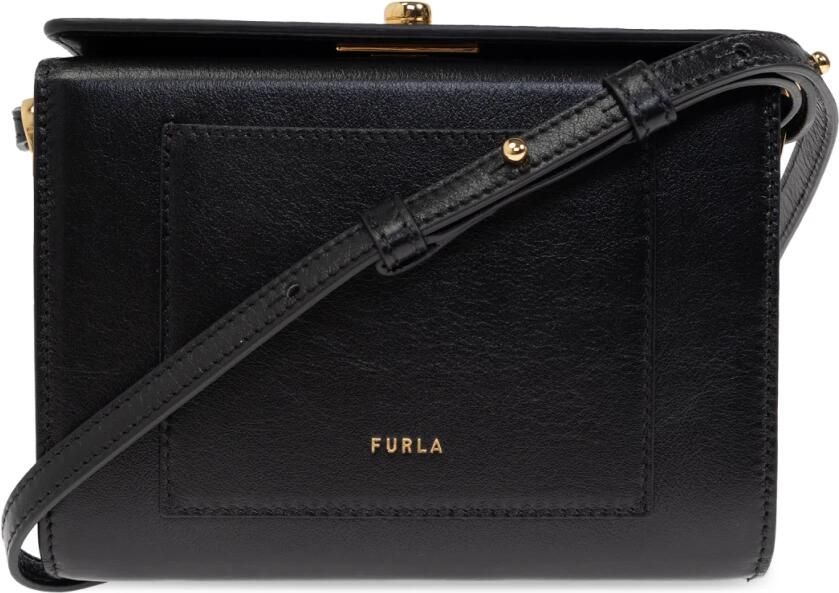 Furla Crossbody bags Arco Mini Shoulder Bag in zwart