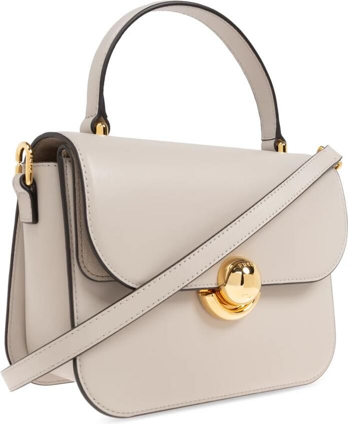 Furla Taupe Leren Schoudertas met Boule Slot Beige Dames - Foto 3