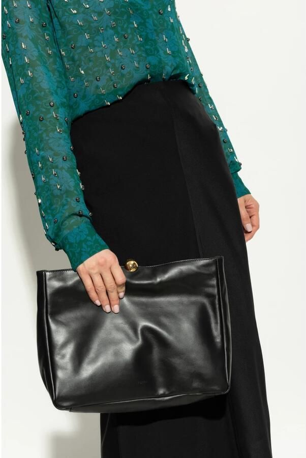 Furla Clutches Sfera Soft M Clutch in zwart - Foto 5