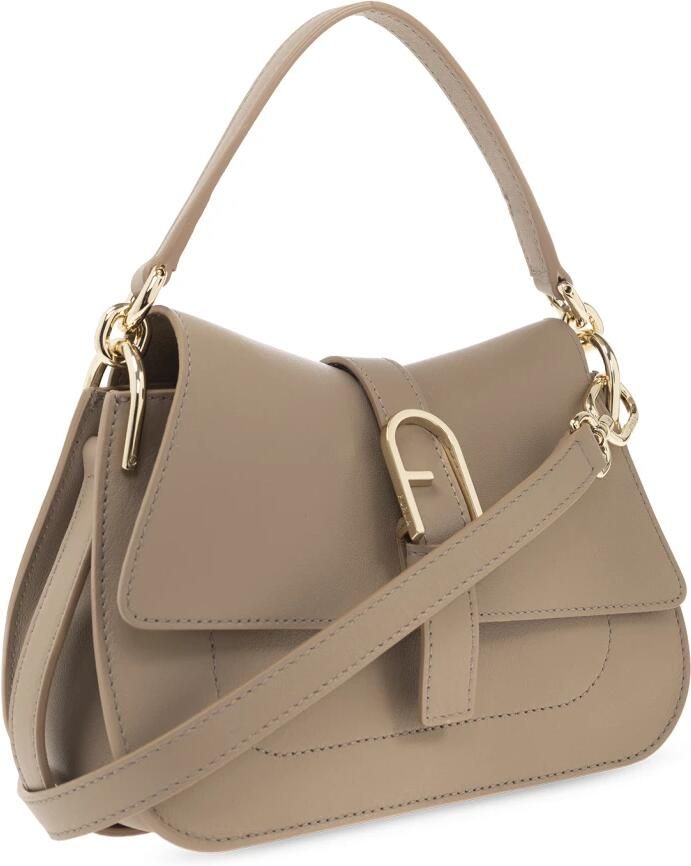 Furla Crossbody bags Flow Mini Top Handle in beige - Foto 14