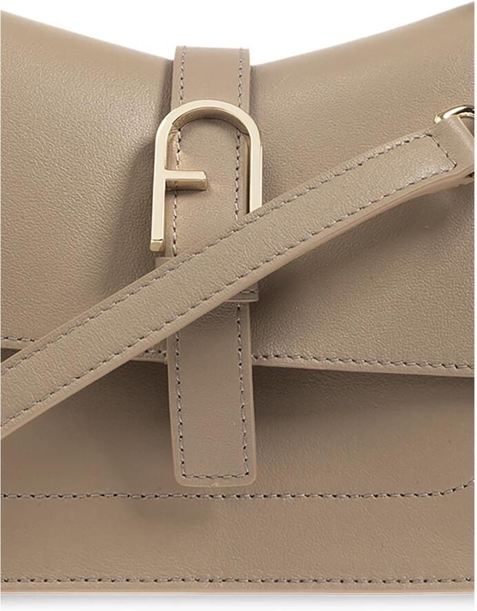 Furla Crossbody bags Flow Mini Top Handle in beige - Foto 13