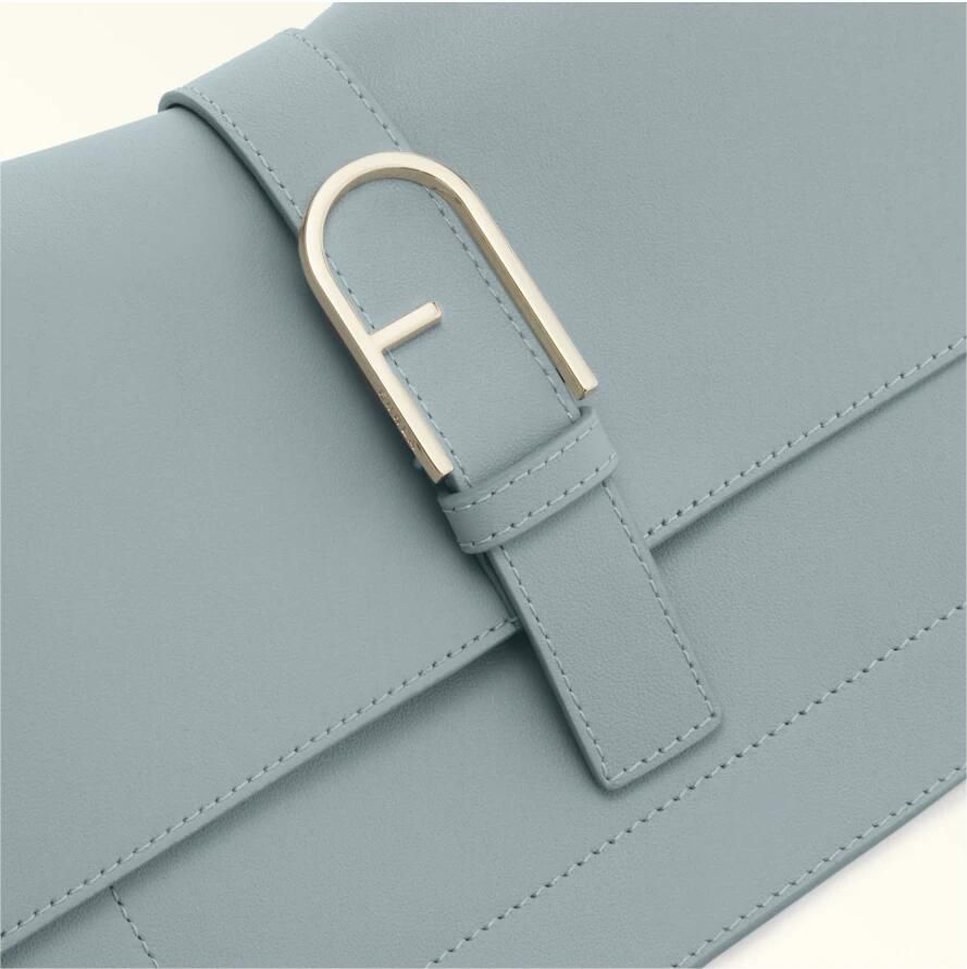 Furla Leren handtas in wolkkleur met Arco-gesp Gray Dames - Foto 3