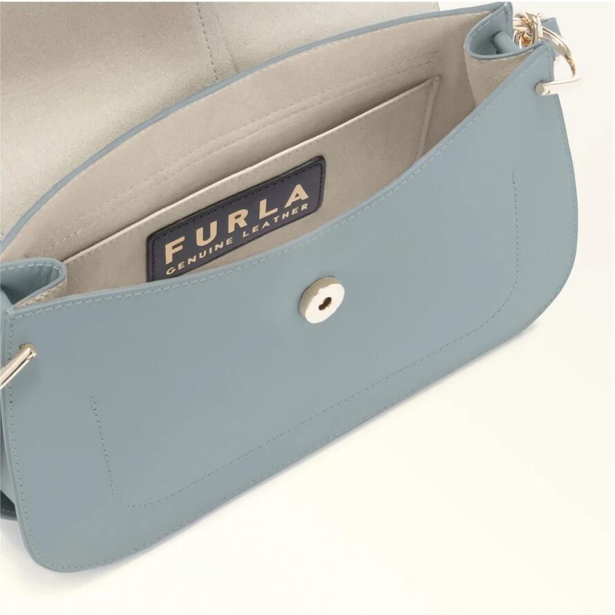 Furla Leren handtas in wolkkleur met Arco-gesp Gray Dames - Foto 2