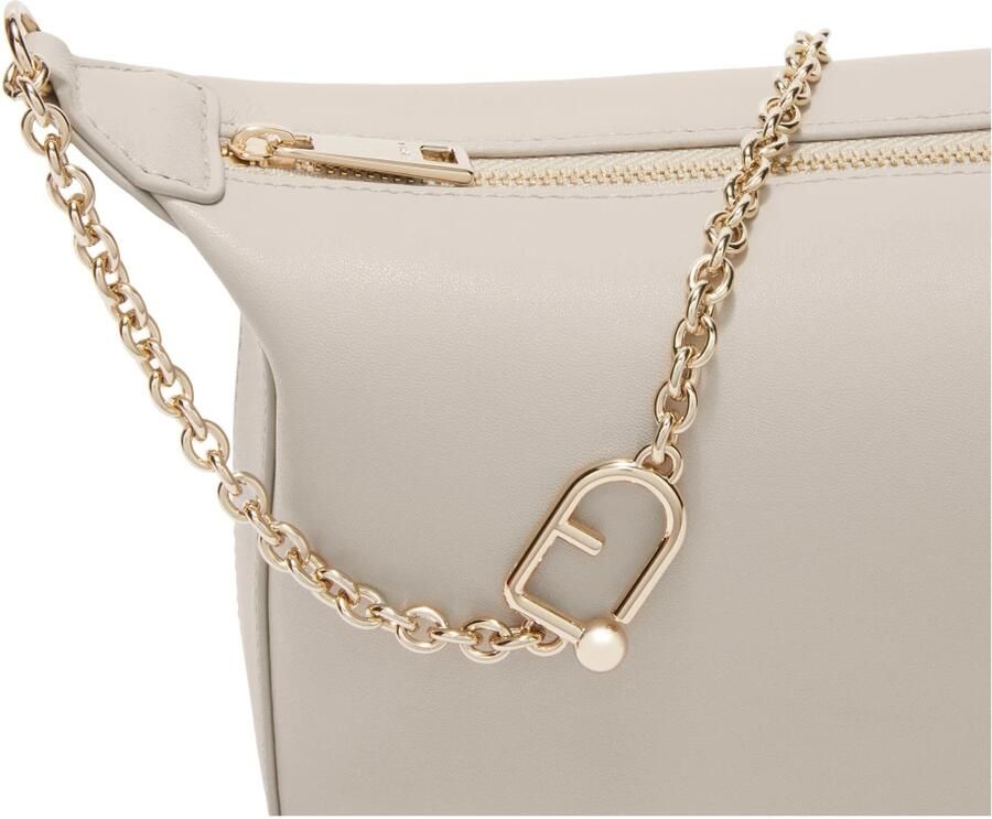 Furla Crossbody bags Nuvola Mini Crossbody Hobo in taupe - Foto 3
