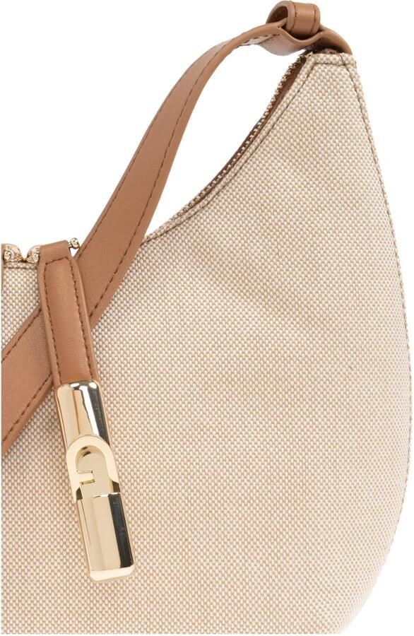 Furla Natuurlijke Brandy Schoudertas Goccia S Beige Dames - Foto 8