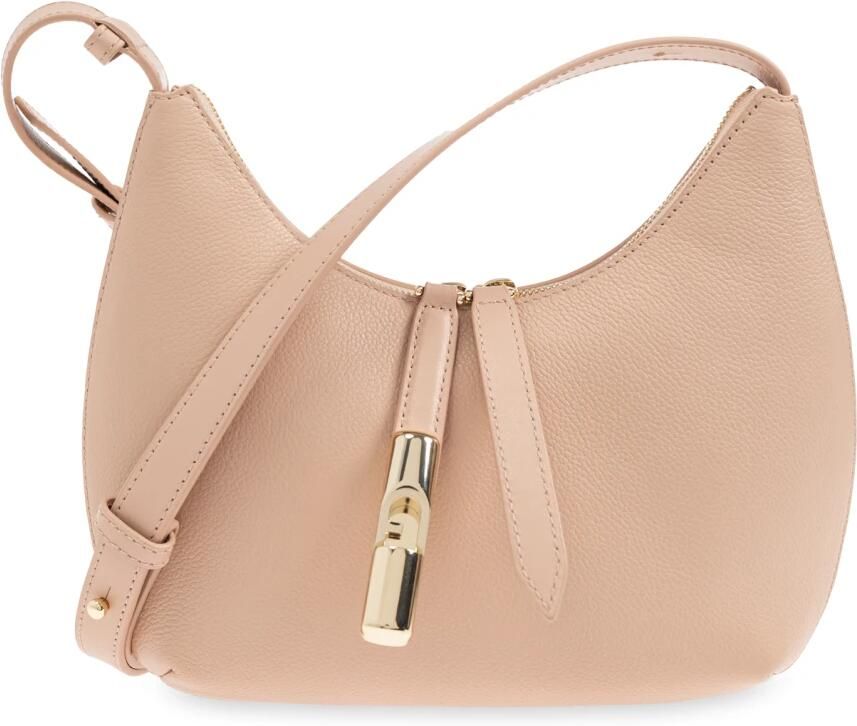 Furla Crossbody bags Goccia S Shoulder Bag in poeder roze