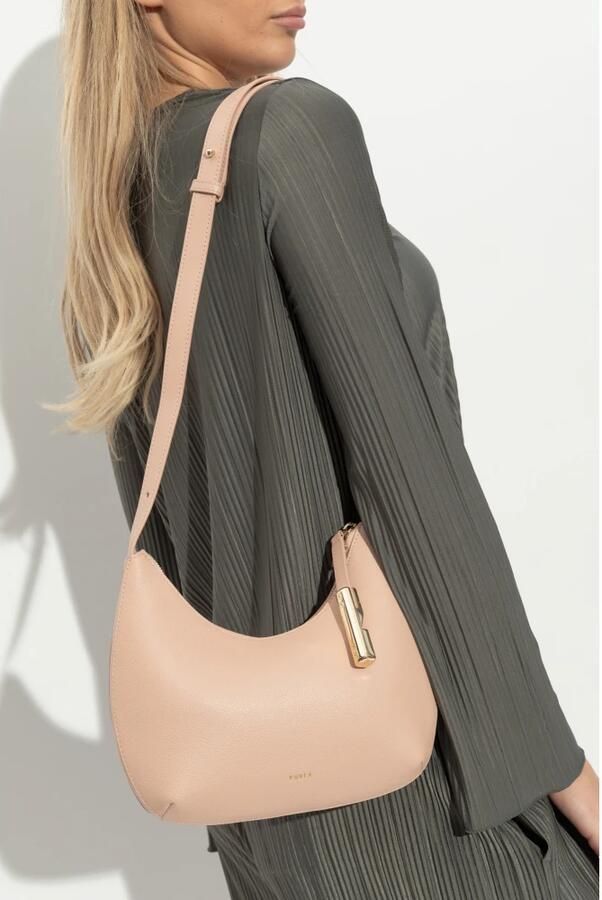 Furla Crossbody bags Goccia S Shoulder Bag in poeder roze - Foto 8