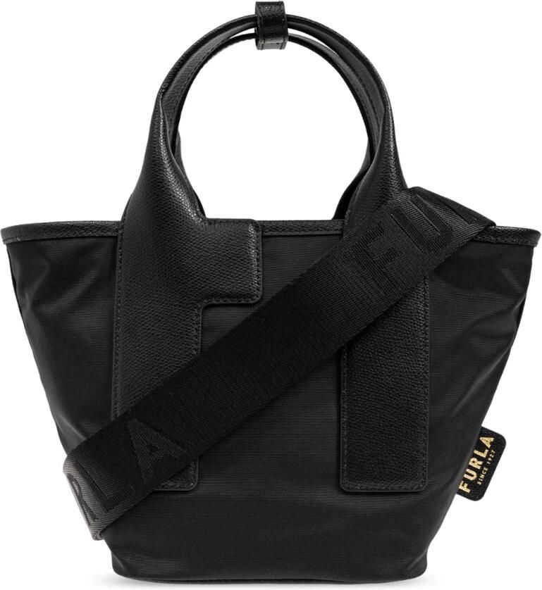 Furla Crossbody bags PIUMA S COLORBLOCK NERO VETIEVER HANDTASCHE in zwart
