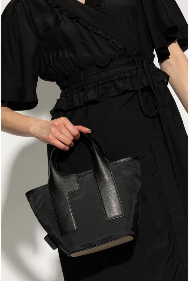 Furla Crossbody bags PIUMA S COLORBLOCK NERO VETIEVER HANDTASCHE in zwart - Foto 3