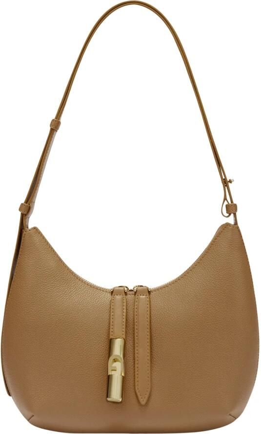 Furla Elegante Dames Schoudertas Goccia Stijl Beige Dames - Foto 4