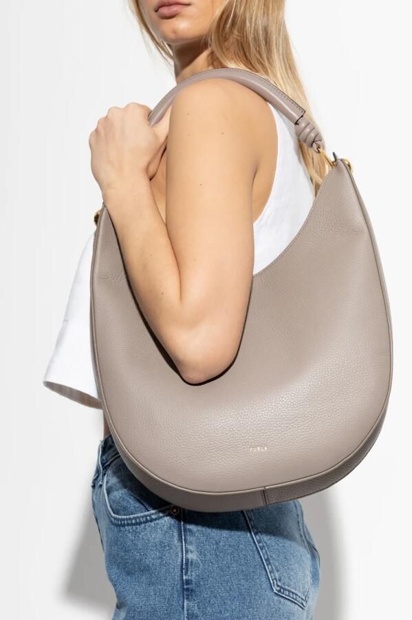 Furla Schoudertas Sfera Large Beige Dames - Foto 3