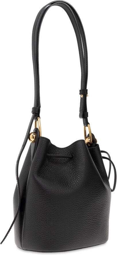 Furla Zwarte Mini Bucket Tas met Sfera Hardware Black Dames - Foto 10