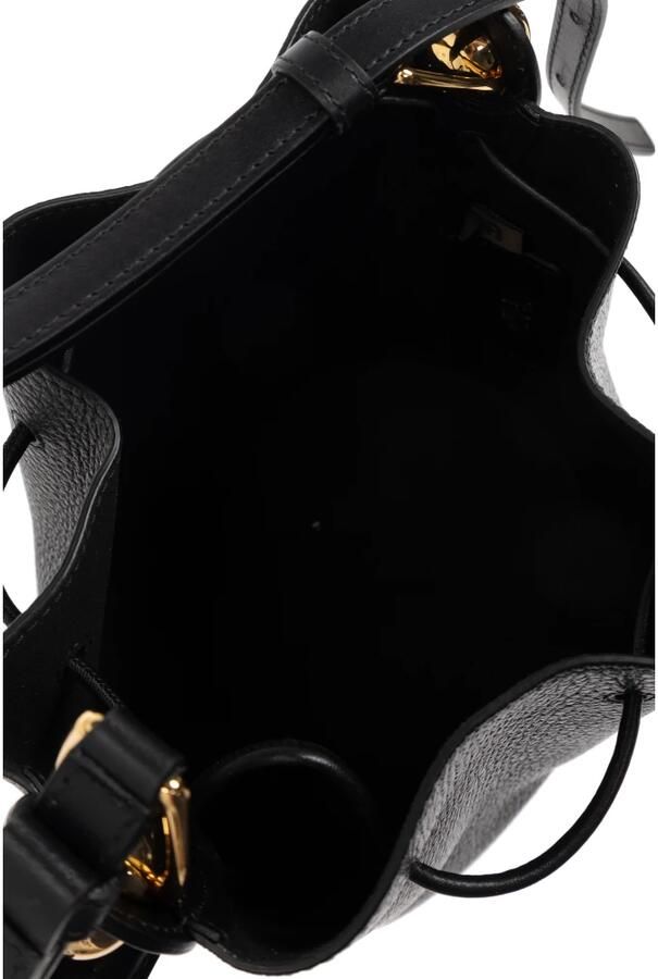 Furla Zwarte Mini Bucket Tas met Sfera Hardware Black Dames - Foto 5