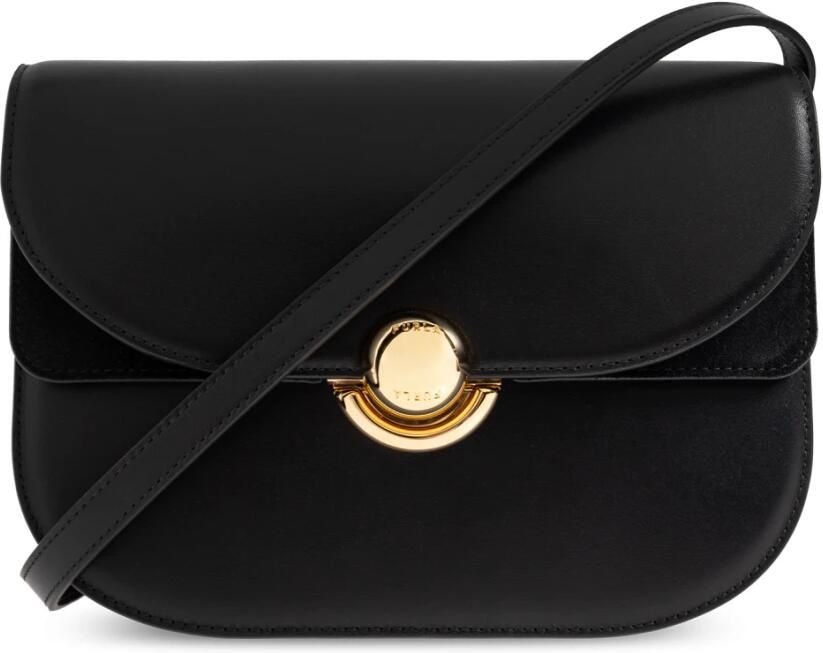 Furla Zwarte ronde crossbodytas met bolvormige sluiting Black Dames - Foto 7