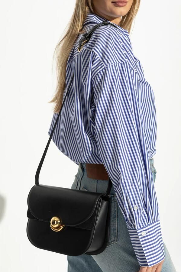 Furla Zwarte ronde crossbodytas met bolvormige sluiting Black Dames - Foto 6