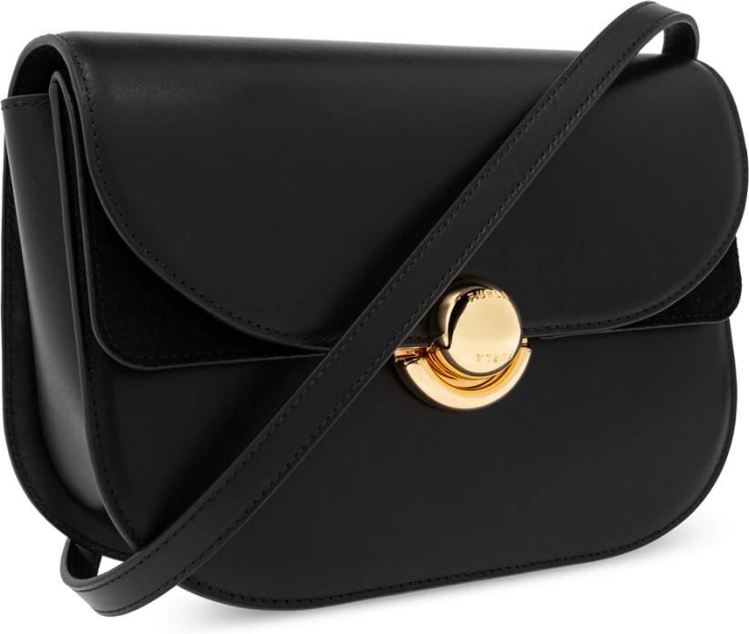 Furla Zwarte ronde crossbodytas met bolvormige sluiting Black Dames - Foto 4