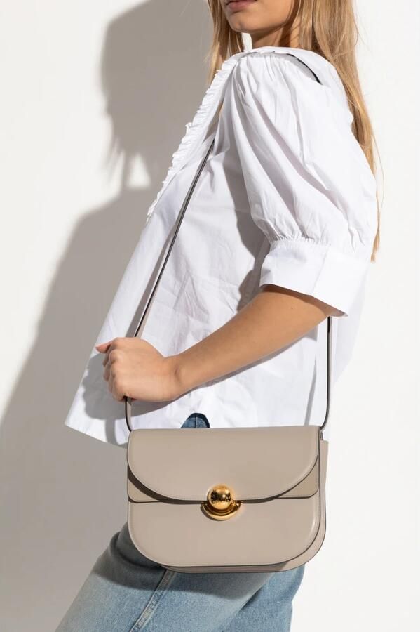 Furla Vanilla Crossbody Tas met Flap Sluiting Beige Dames - Foto 10
