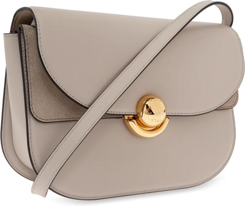 Furla Vanilla Crossbody Tas met Flap Sluiting Beige Dames - Foto 8