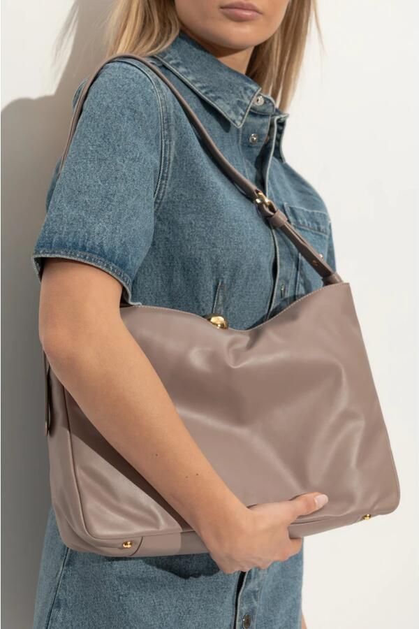 Furla Crossbody bags Sfera Soft L Shoulder Ba in taupe - Foto 7