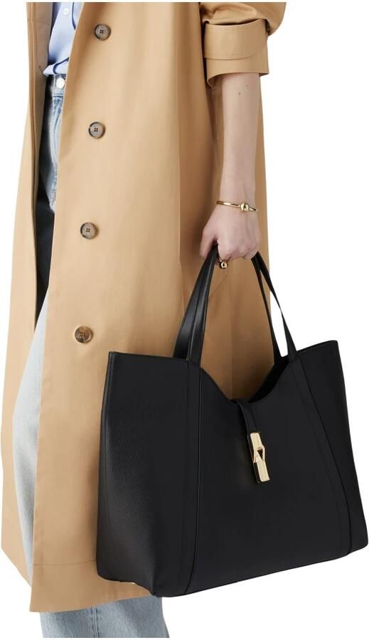 Furla Zwarte Goccia Xl Hobo Schoudertas Black Dames - Foto 5