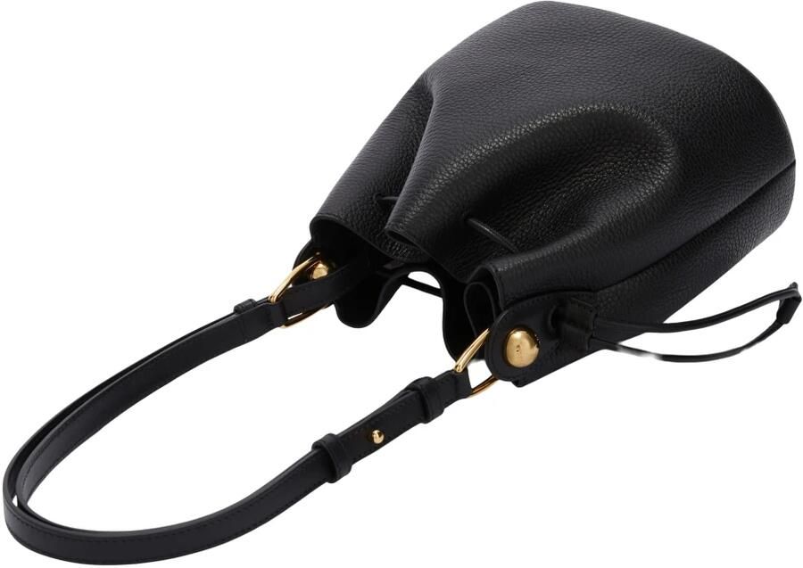 Furla Zwarte Mini Bucket Tas met Sfera Hardware Black Dames - Foto 4