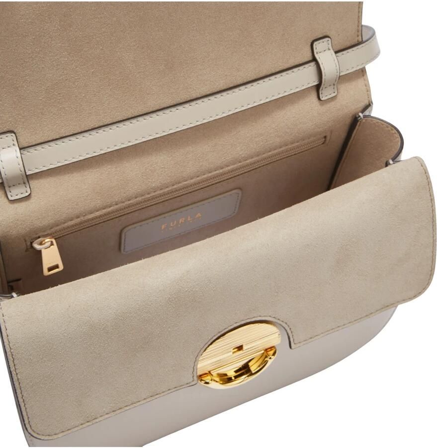 Furla Vanilla Crossbody Tas met Flap Sluiting Beige Dames - Foto 5