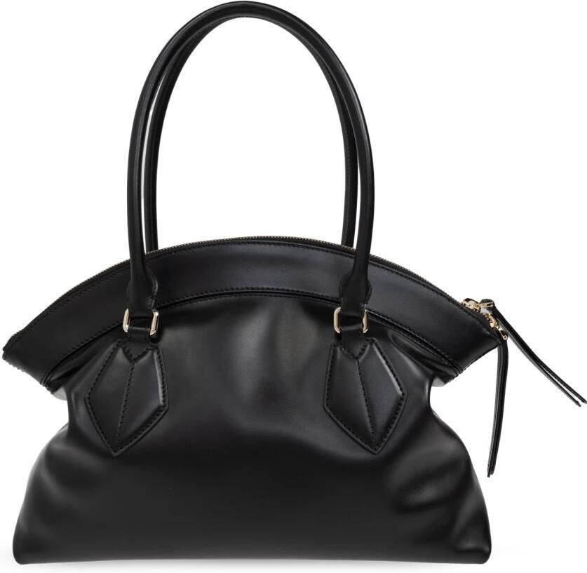 Furla Erica M Tote Elegante Zwarte Handtas Black Dames - Foto 2