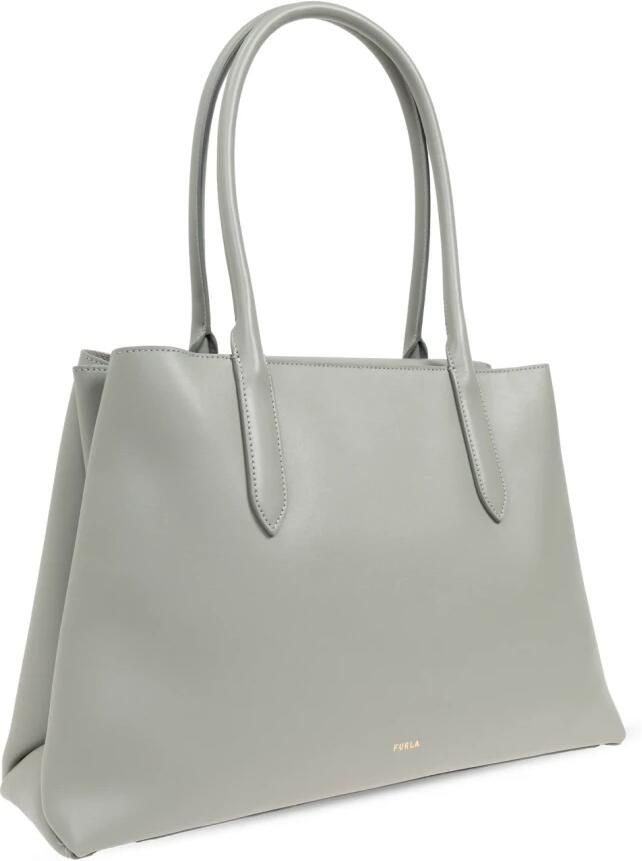 Furla Shoppers & Totes ' Meridiana L' Shopping Bag in grijs - Foto 3