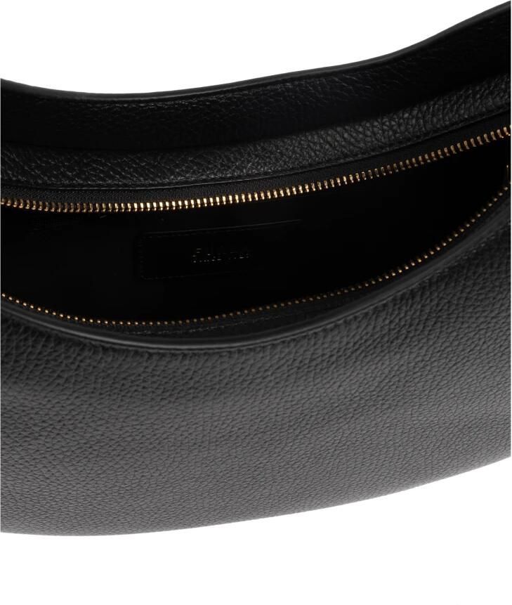 Furla Zwarte leren schoudertas met gouden rits Black Dames - Foto 2