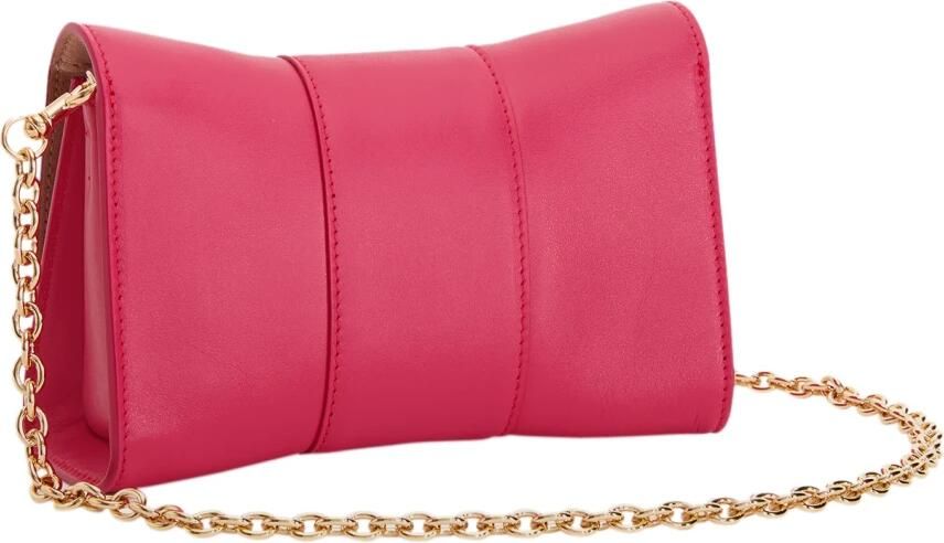 Furla Roze Leren Schoudertas met Afneembare Kettingriem Pink Dames - Foto 5