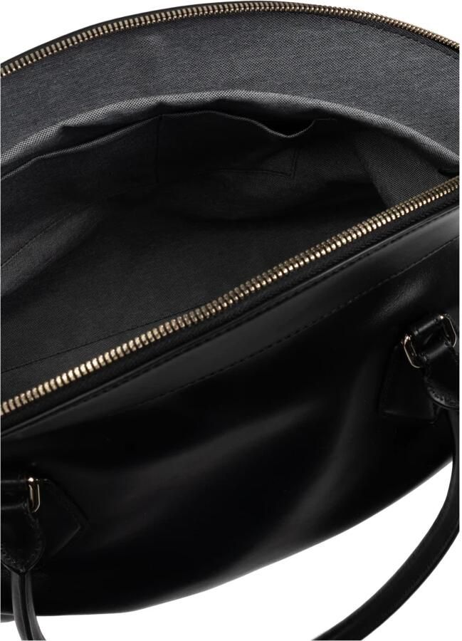 Furla Zwarte Erica Handtas met Architectonisch Ontwerp Black Dames - Foto 4
