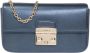 Furla Crossbody bags Metropolis Mini Crossbody Vitello Gardena Metal in blauw - Thumbnail 2