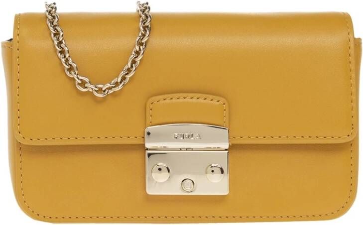 Furla Metropolis mini -schoudertas Geel Dames