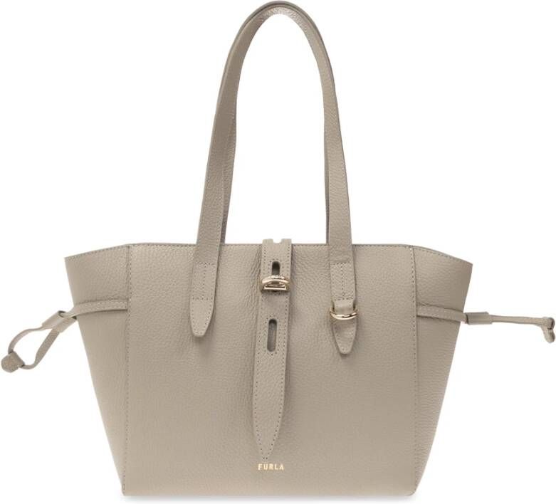 Furla Lichtgewicht compacte tas met verstelbaar volume Wit Dames