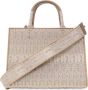 Furla Totes Opportunity S Tote Tessuto Jacquard Ricicl in beige - Thumbnail 4