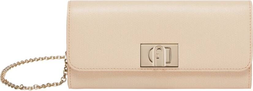 Furla Portemonnee kaarthouder Black Beige Dames
