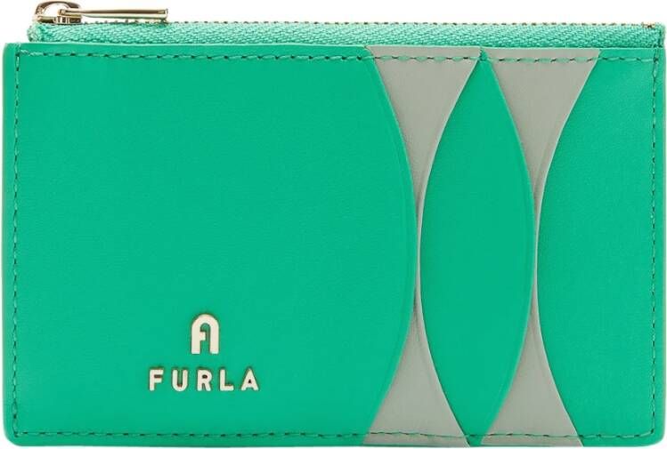 Furla Portemonnee kaarthouder Groen Dames