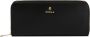 Furla Zwarte Leren Ritsportemonnee Eenvoudige Stijl Black Dames - Thumbnail 1