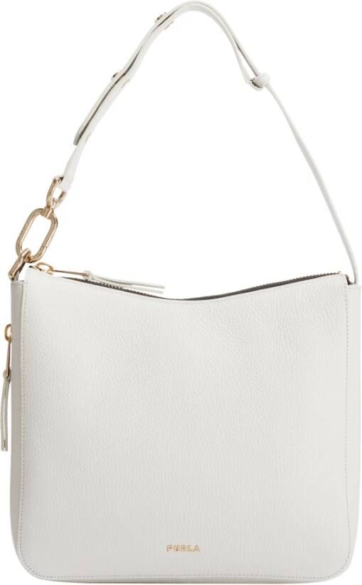 Furla Skye Medium hobo schoudertas Beige Dames