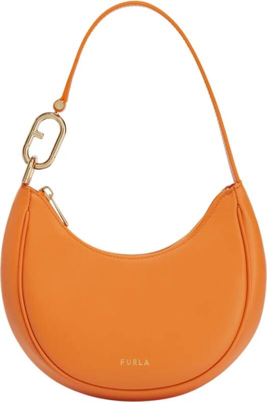 Furla Hobo bags Primavera S Shoulder Bag in oranje