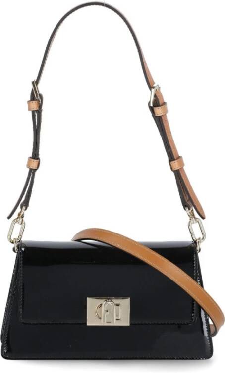 Furla Hobo bags Zoe Mini Shoulder Bag in zwart