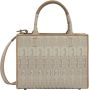Furla Totes Opportunity S Tote Tessuto Jacquard Ricicl in beige - Thumbnail 6